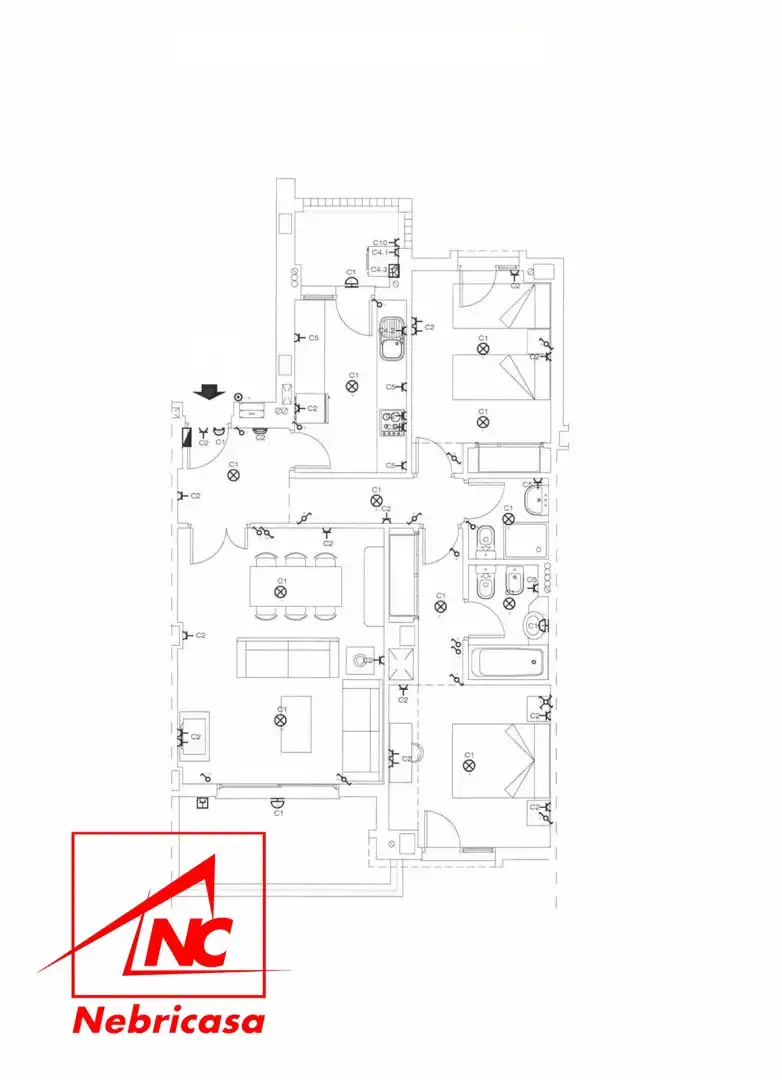 Flat for sale in Chipiona  with Air Conditioner, Terrace and Storage room