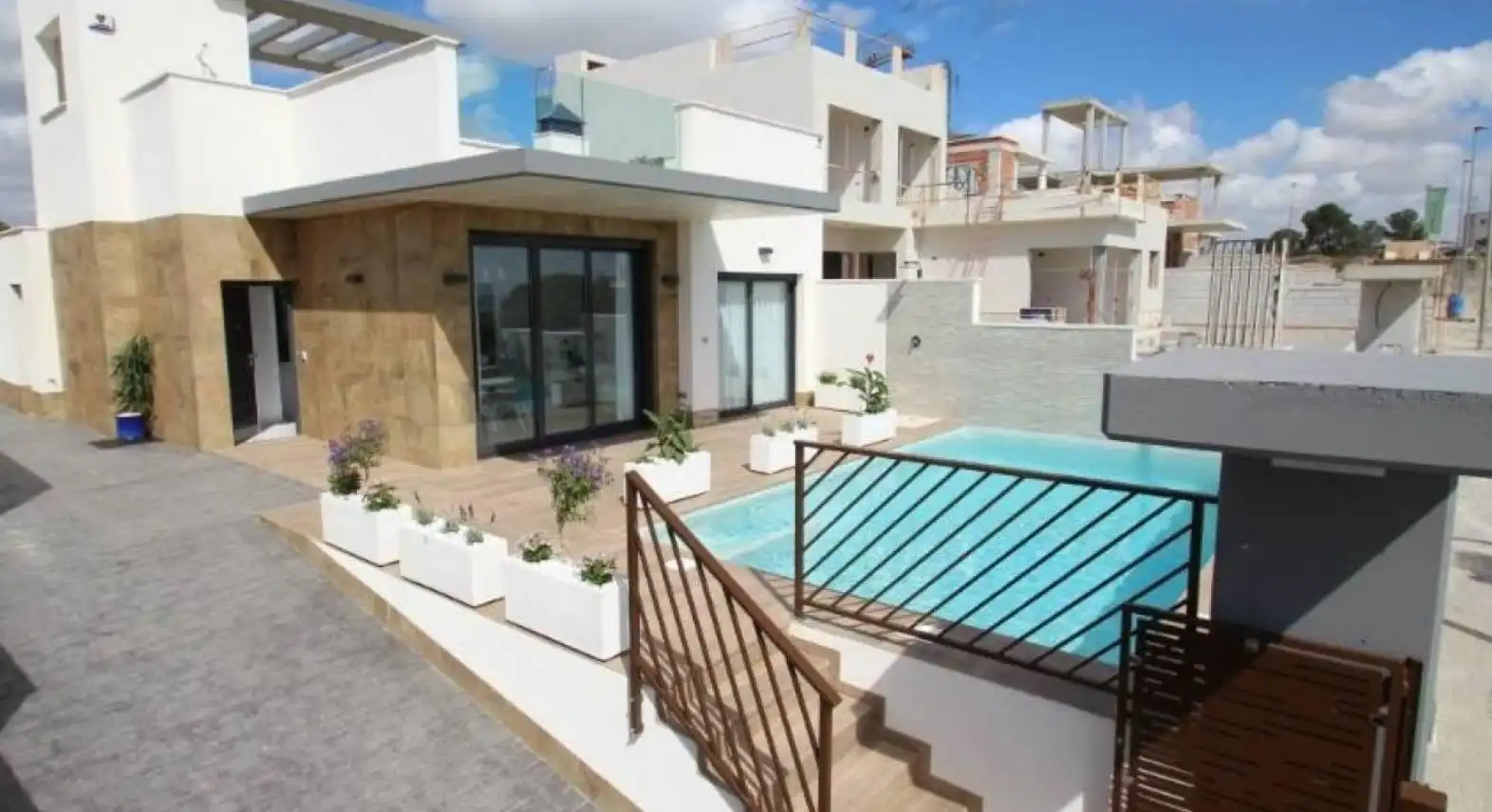Außenansicht von Haus oder Chalet zum Verkauf in Cartagena mit Privatgarten, Terrasse und Gemeinschaftspool