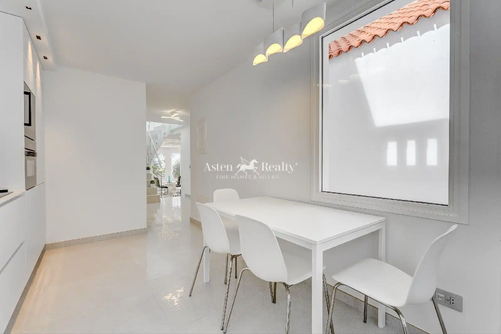 Dining room of Detached homes for sale in Adeje  with Air Conditioner, Terrace and Swimming Pool