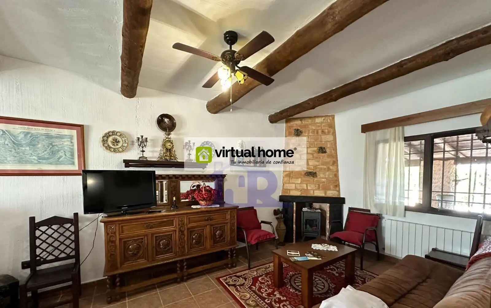 Sala de estar de Casa o chalet en venta en Cuenca con Aire acondicionado