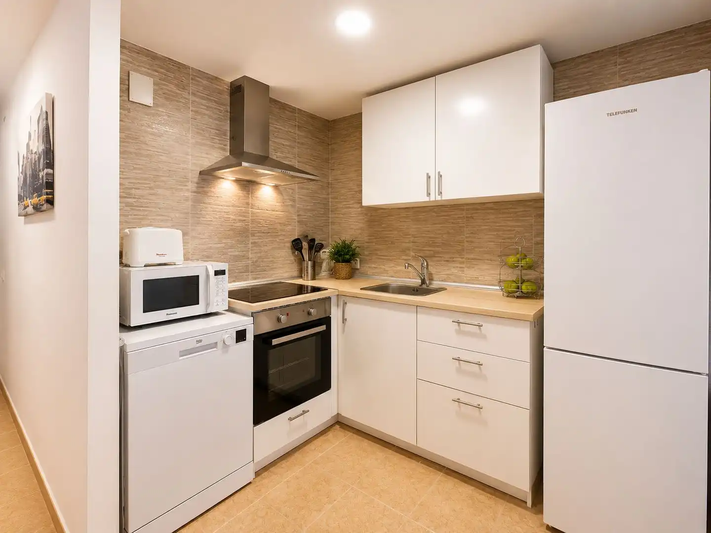 Cuina de Apartament en venda en Altea amb Aire condicionat, Terrassa i Moblat