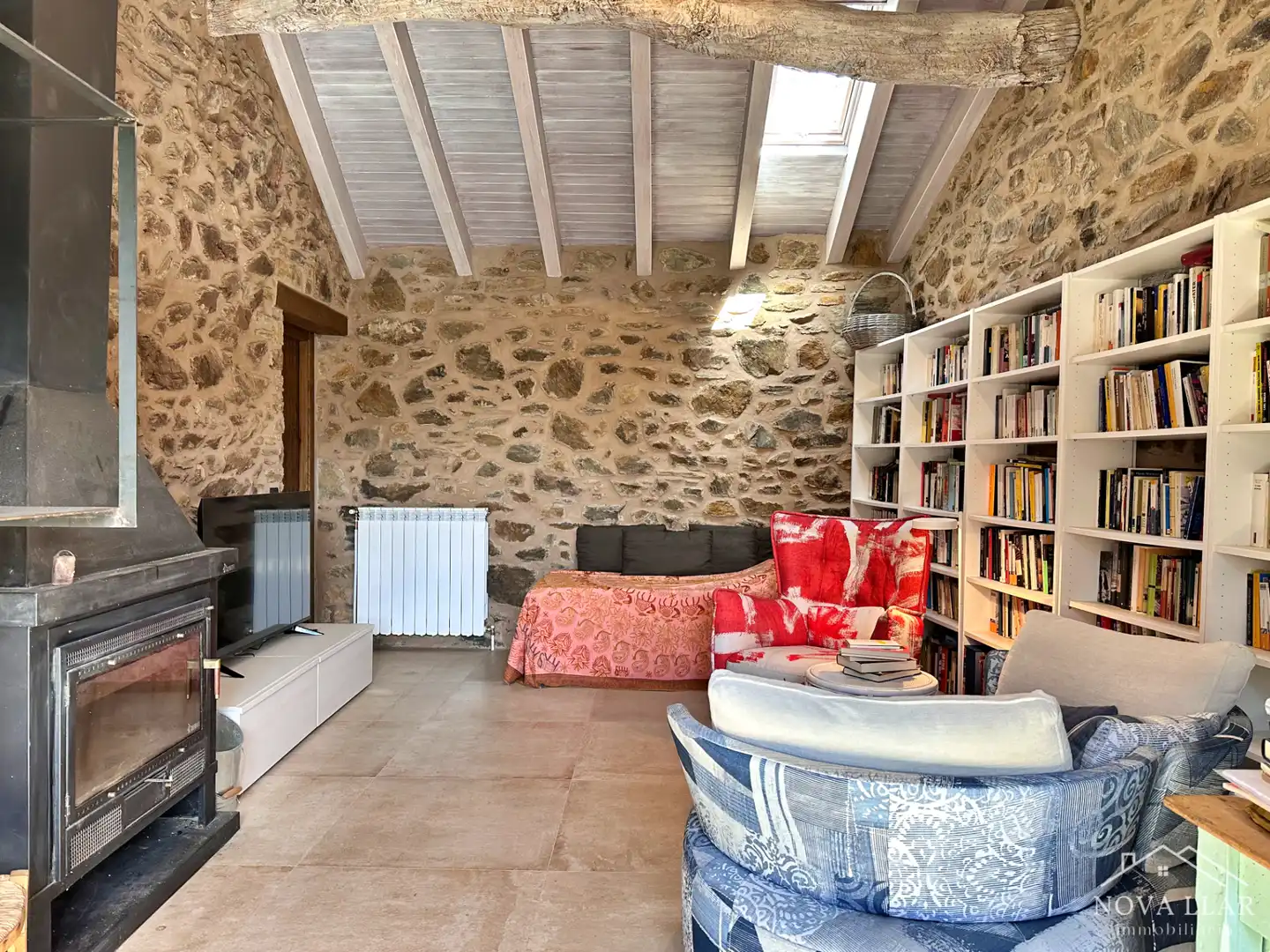 Sala de estar de Casa o chalet en venta en Ribes de Freser con Calefacción, Jardín privado y Terraza