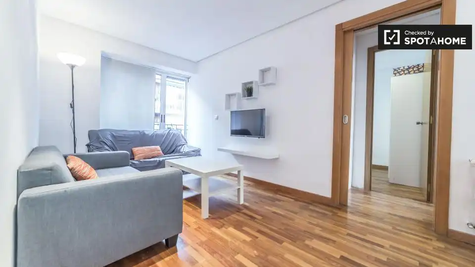 Sala de estar de Piso de alquiler en Valencia con Aire acondicionado, Calefacción y Amueblado
