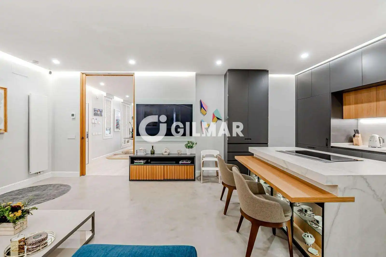 Sala de estar de Piso en venta en Barrio de Salamanca
