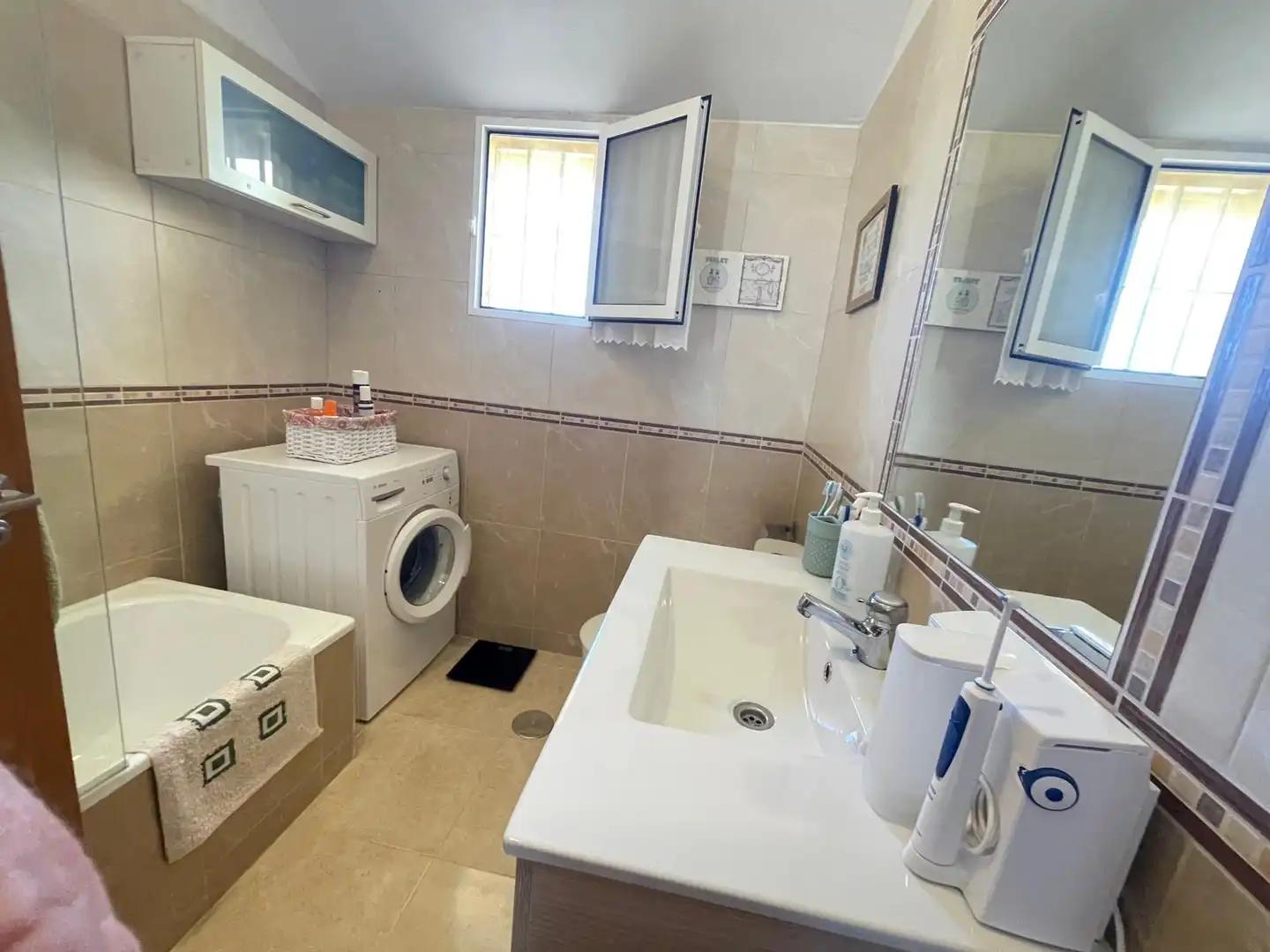 Bany de Casa o xalet en venda en San Javier amb Jardí privat, Terrassa i Moblat