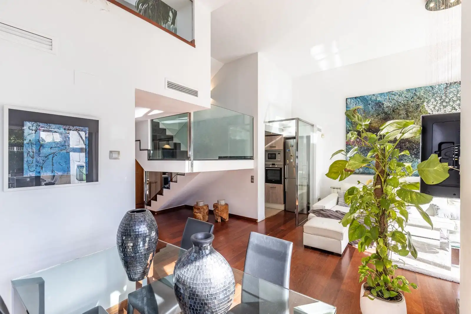 Sala de estar de Casa adosada en venta en Cambrils con Aire acondicionado, Calefacción y Jardín privado