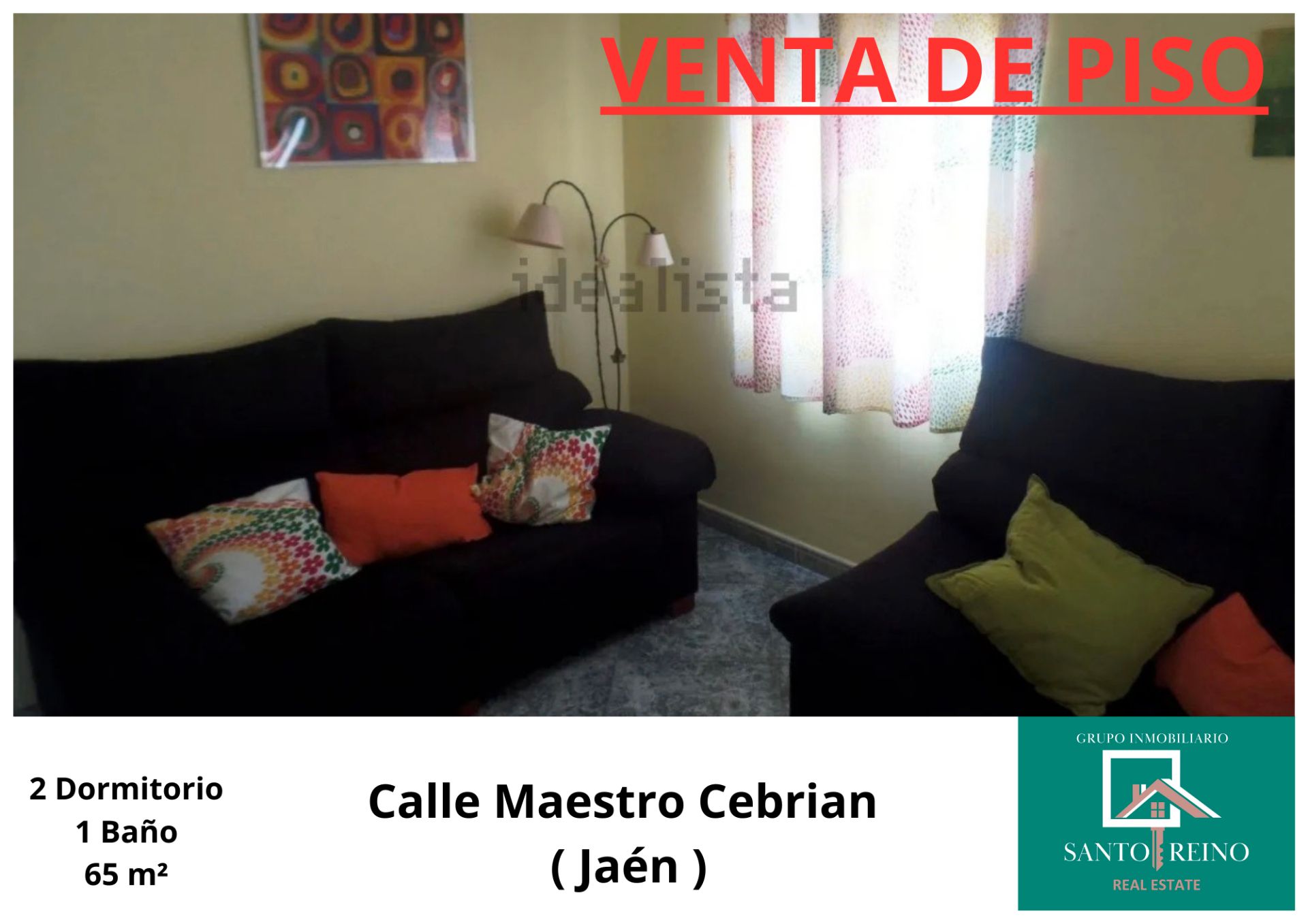 Exterior view of Flat for sale in  Jaén Capital  with Air Conditioner and Balcony