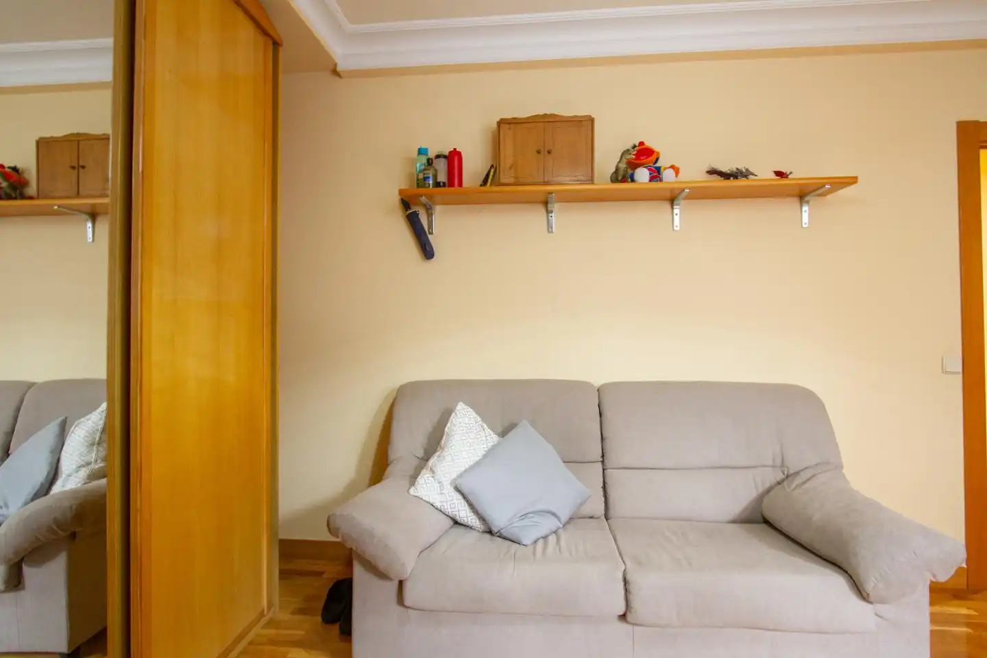 Wohnzimmer von Maisonette zum Verkauf in Villava / Atarrabia mit Klimaanlage, Heizung und Terrasse