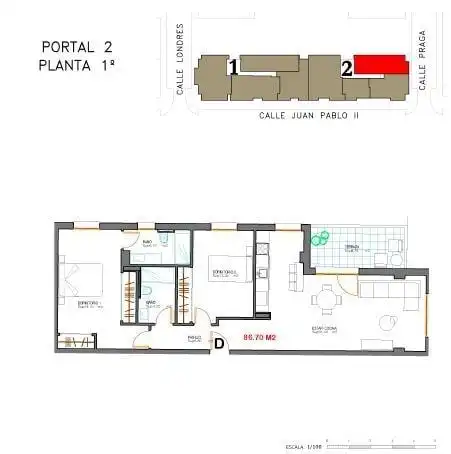 Flat with pool for sale in La Lastra, imagen 2