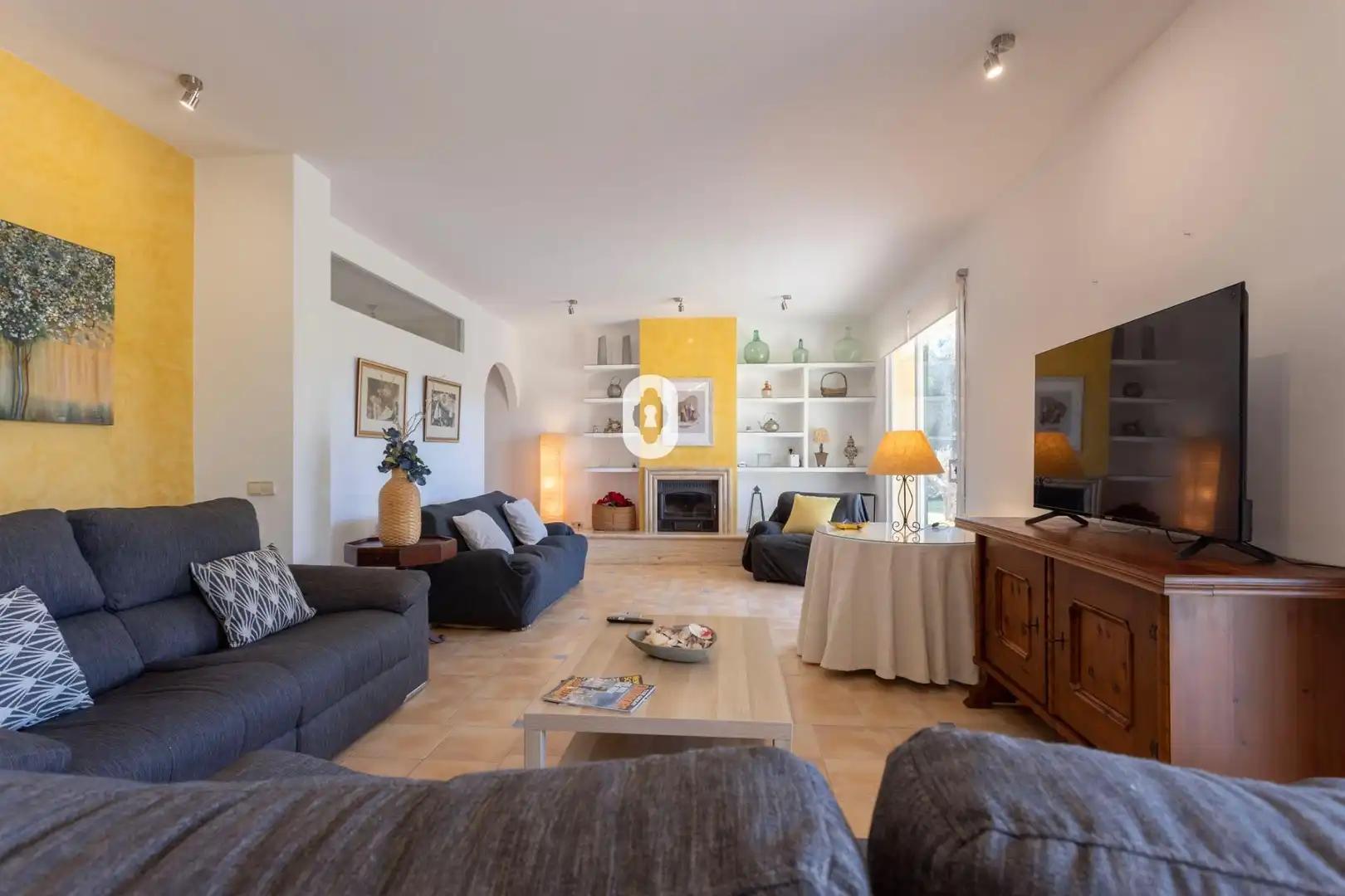 Living room of Country homes for sale in Inca  with Air Conditioner, Private garden and Terrace