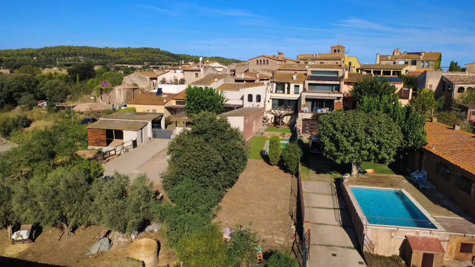 Exterior view of Country homes for sale in Corçà  with Air Conditioner, Heating and Private garden