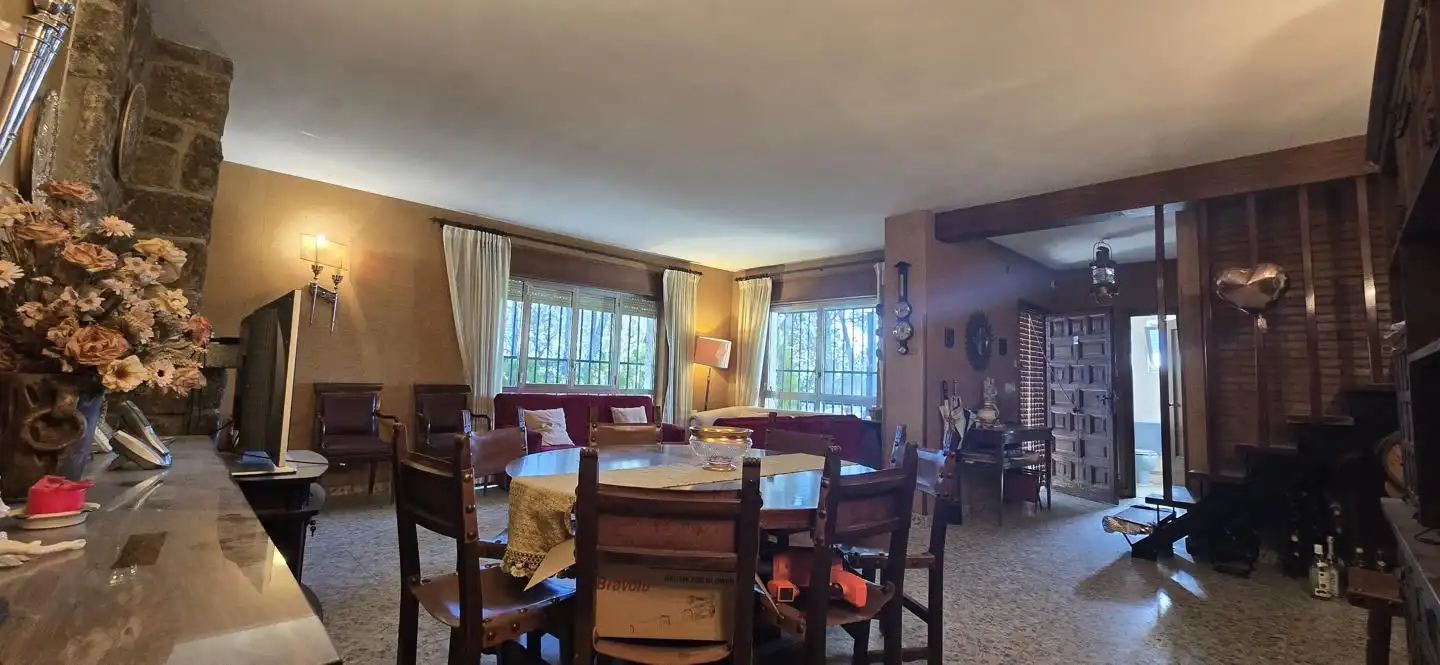 Dining room of Houses for sale in Guadarrama  with Terrace and Furnished