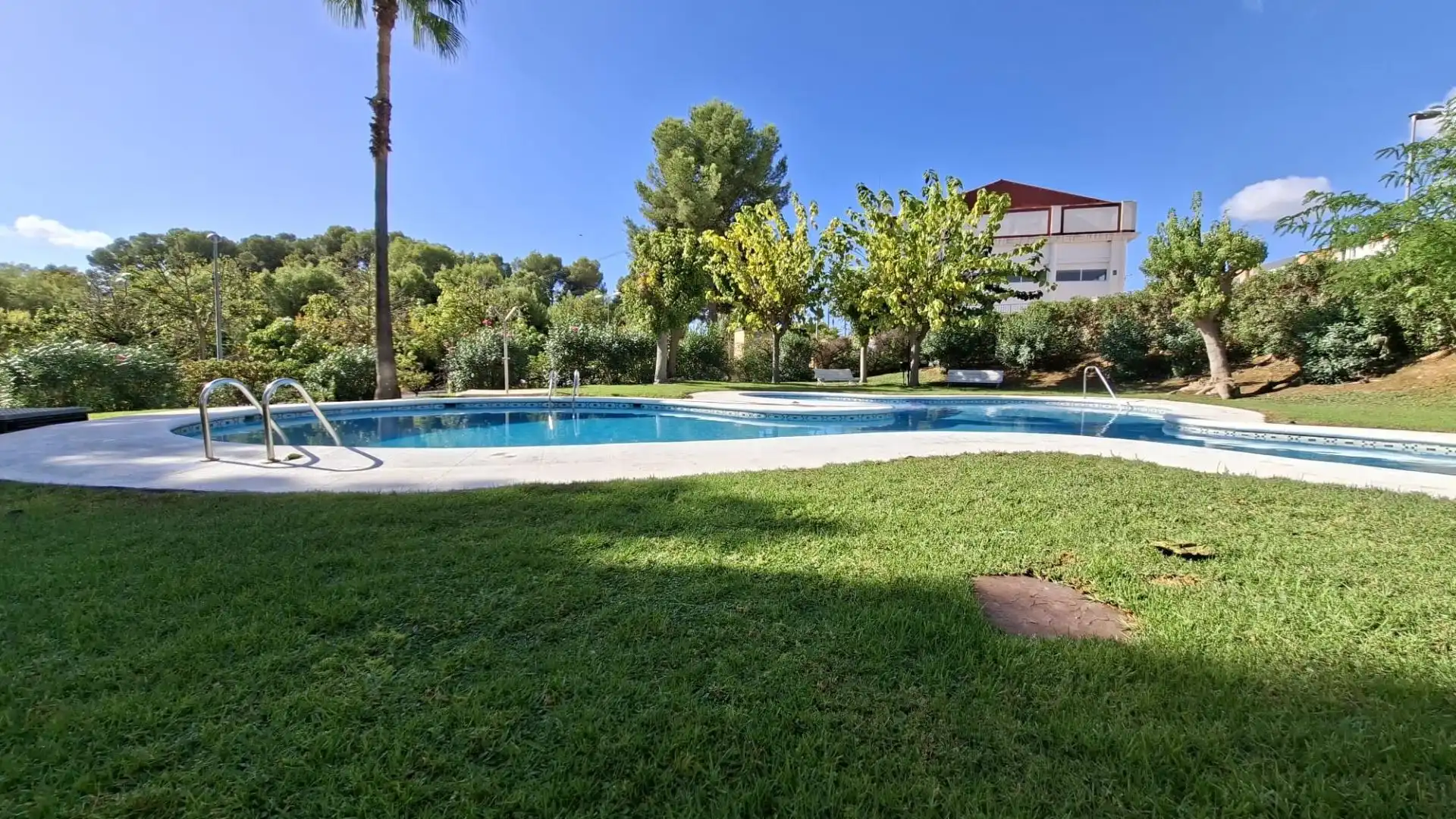 Swimming pool of Houses for sale in La Nucia  with Private garden, Terrace and Furnished