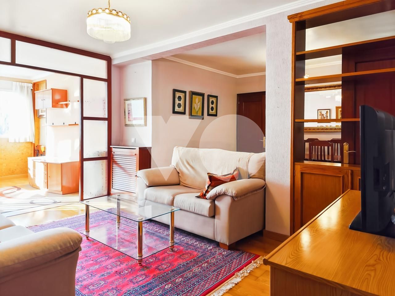 Living room of Flat to rent in  Madrid Capital  with Heating and Terrace