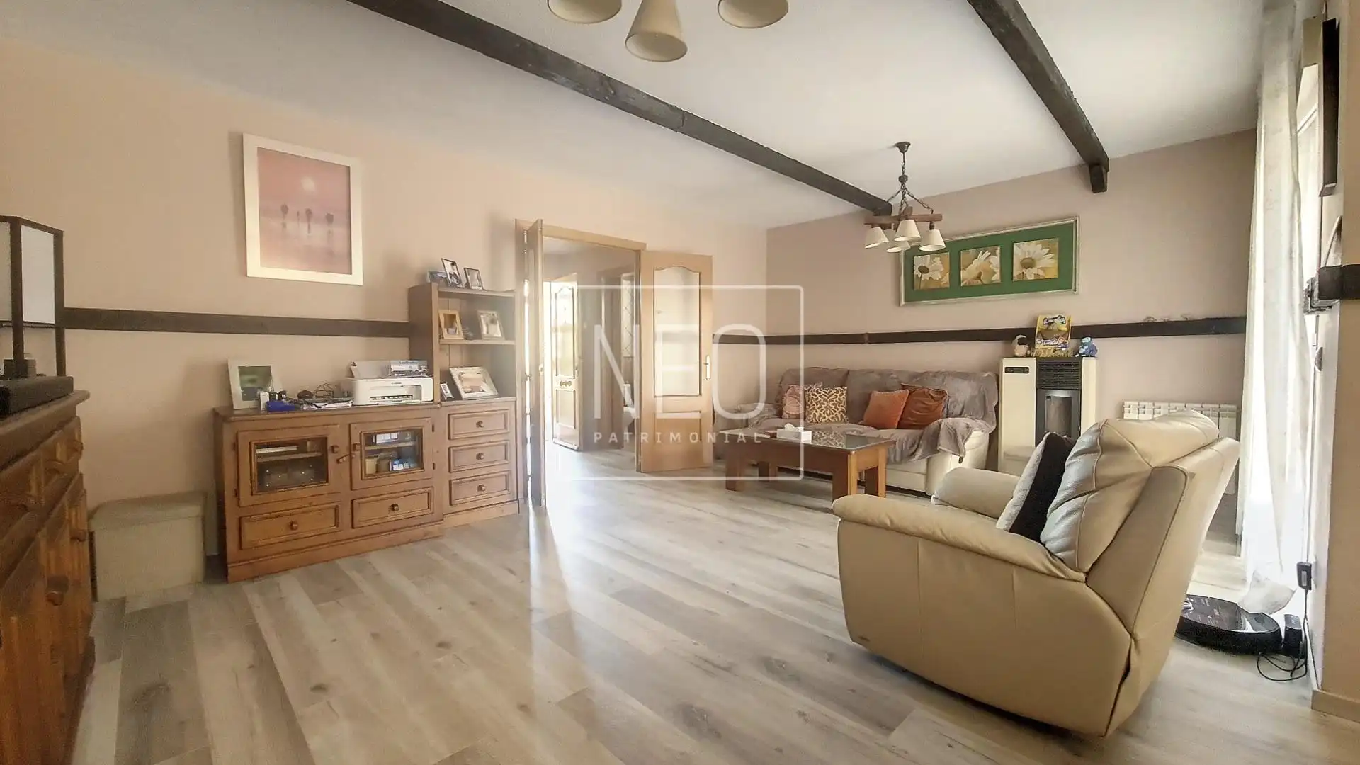 Sala de estar de Casa adosada en venta en Parla con Aire acondicionado, Calefacción y Balcón