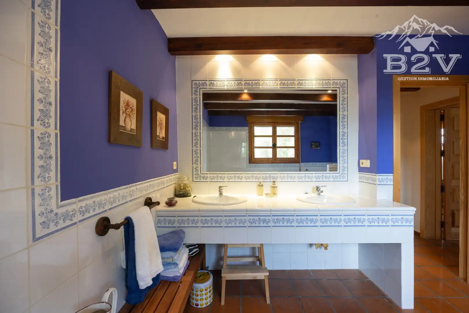 Baño de Casa o chalet en venta en Garganta de los Montes con Aire acondicionado, Calefacción y Jardín privado