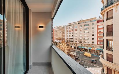 Balcony of Flat for sale in  Madrid Capital  with Air Conditioner, Terrace and Balcony