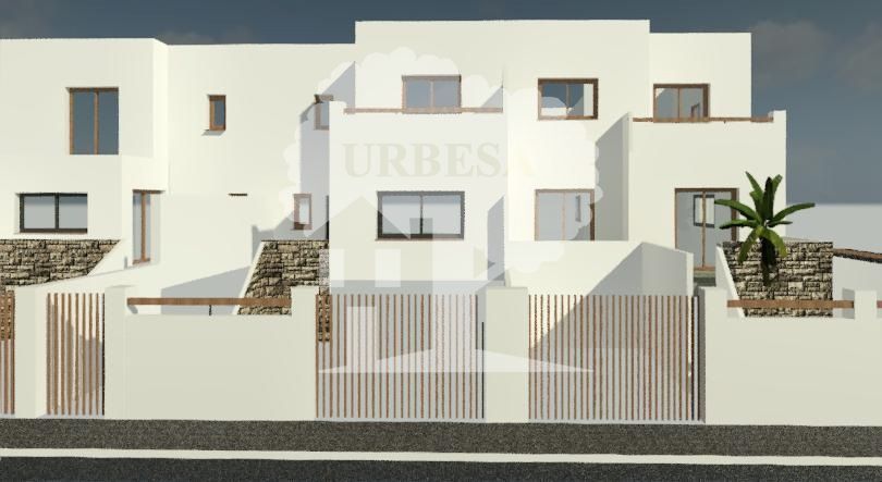 Exterior view of Single-family semi-detached for sale in Motril  with Private garden