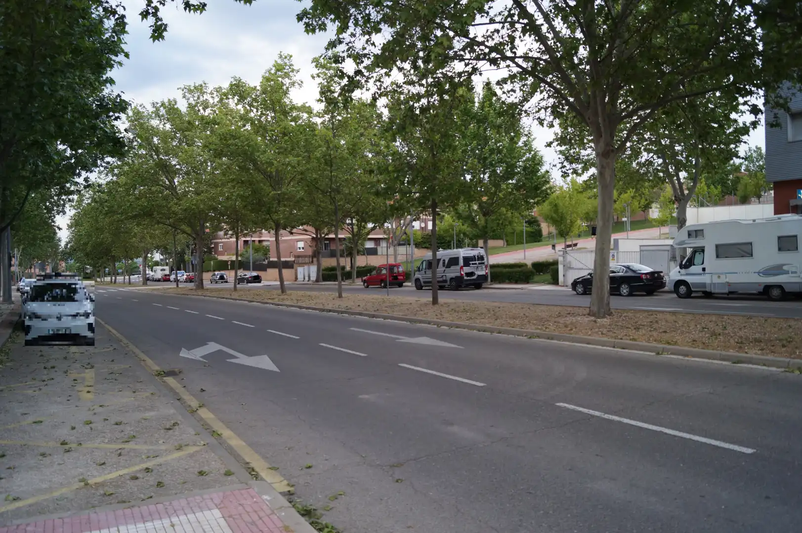 Vista exterior de Casa adosada en venta en Guadalajara con Jardín privado y Terraza
