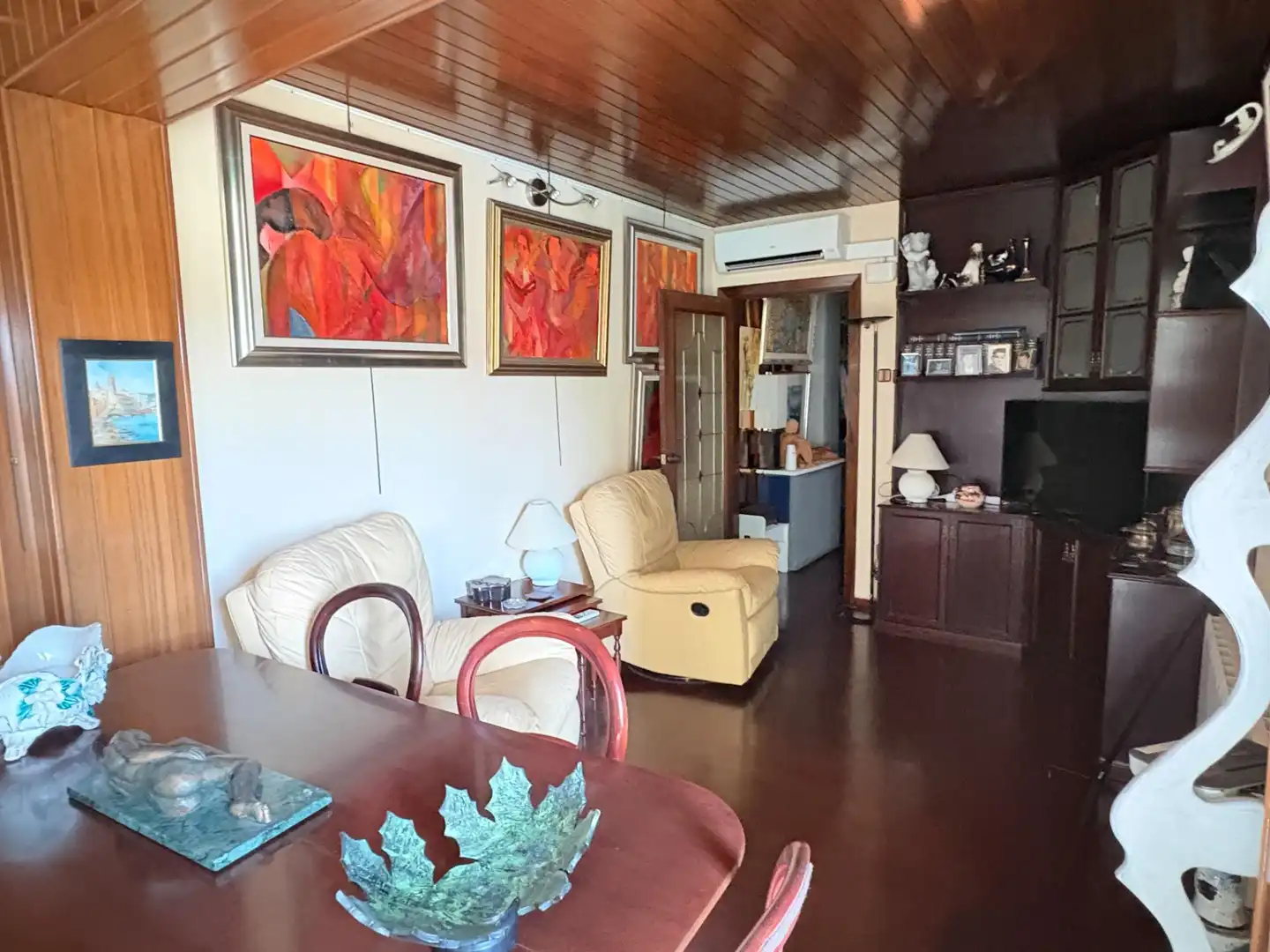 Sala de estar de Ático en venta en Barcelona con Aire acondicionado y Amueblado