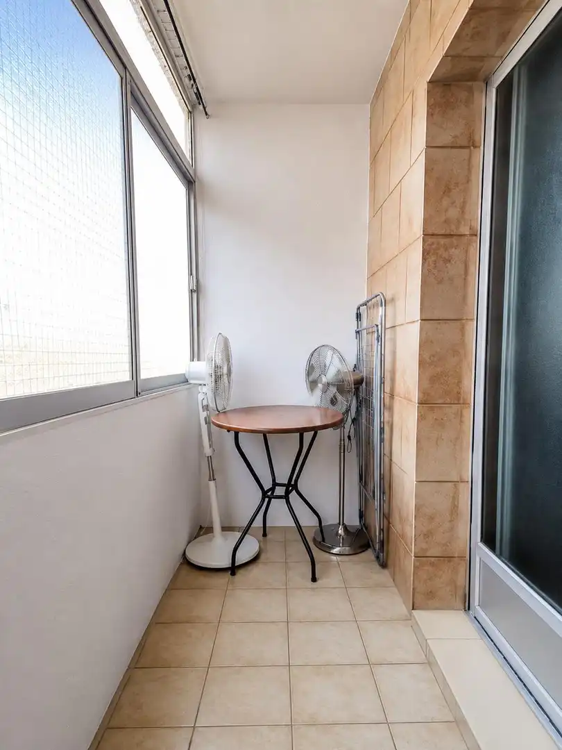 Terrassa de Pis de lloguer en Badajoz amb Moblat i Balcó