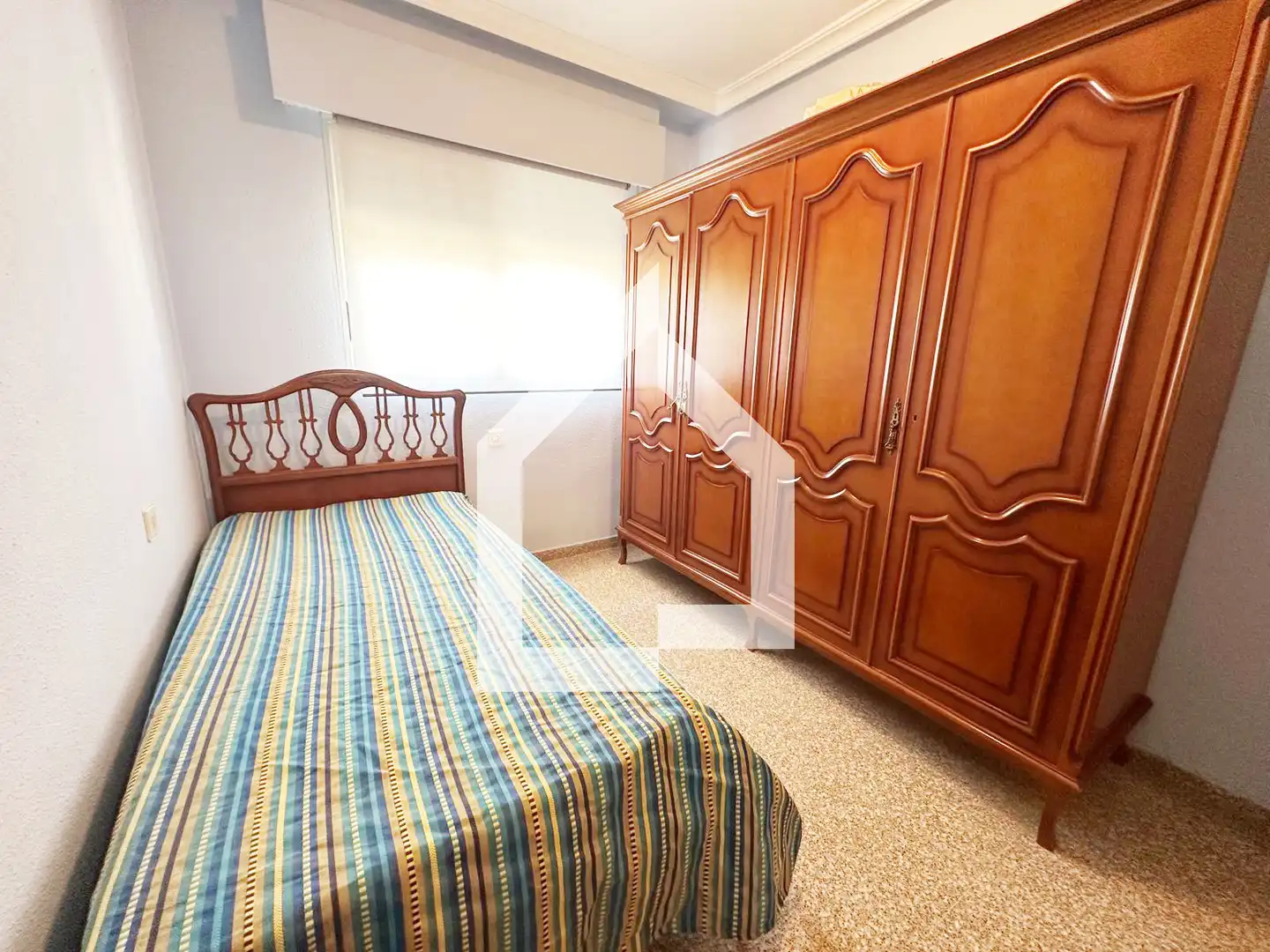 Schlafzimmer von Einfamilien-Reihenhaus zur Miete in San Vicente del Raspeig / Sant Vicent del Raspeig mit Klimaanlage, Terrasse und Möbliert