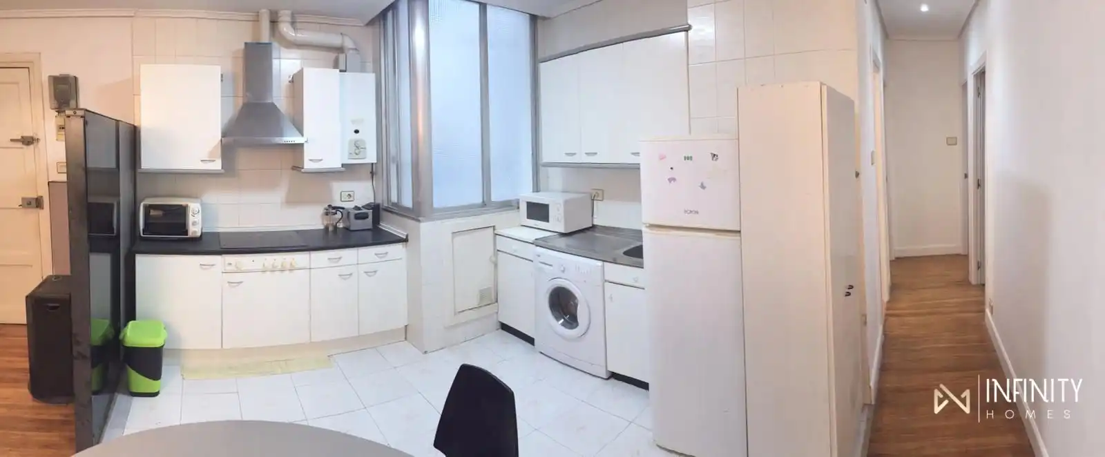 Cocina de Piso de alquiler en Bilbao  con Calefacción, Horno y Lavadora