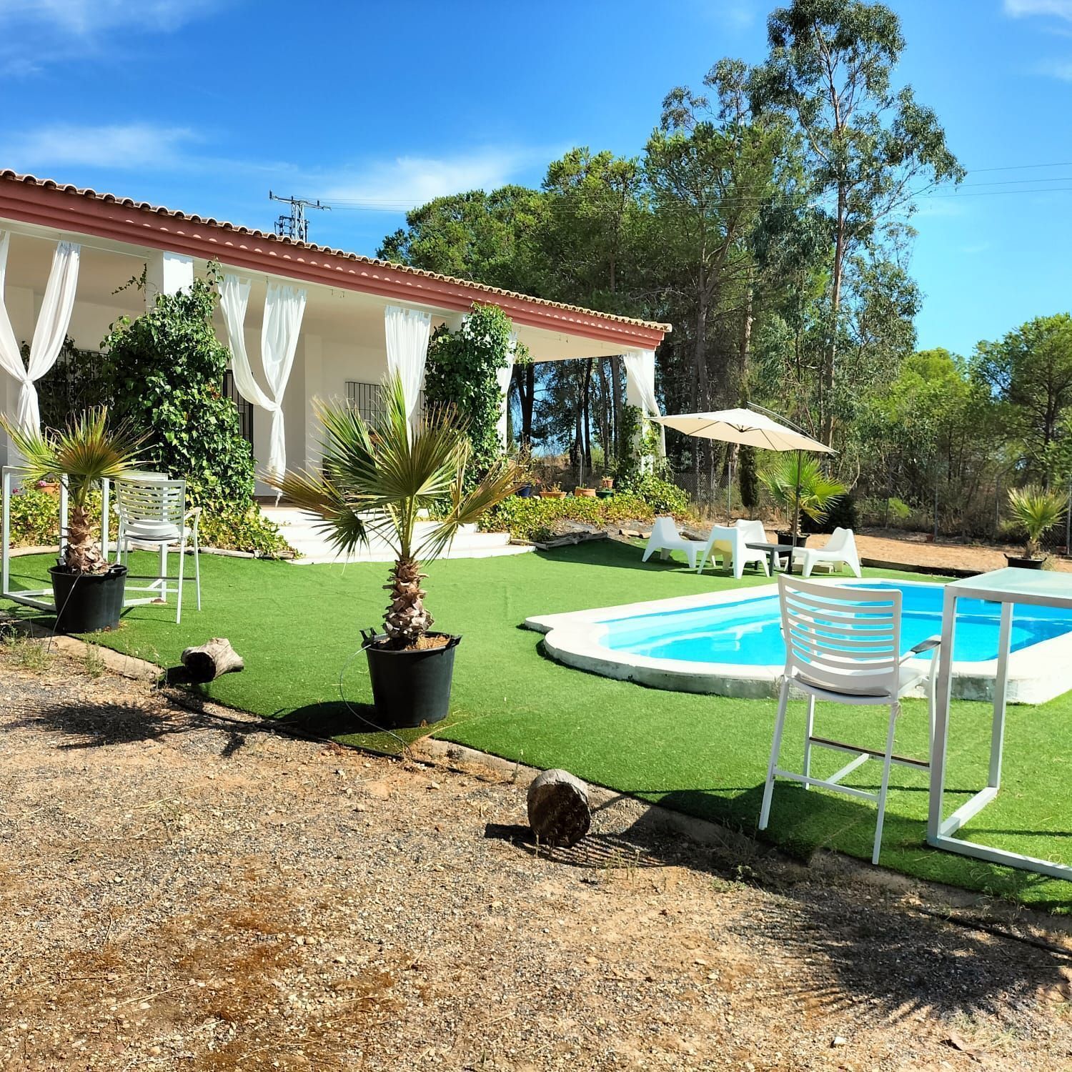 Swimming pool of Country house for sale in Cartaya  with Heating and Storage room
