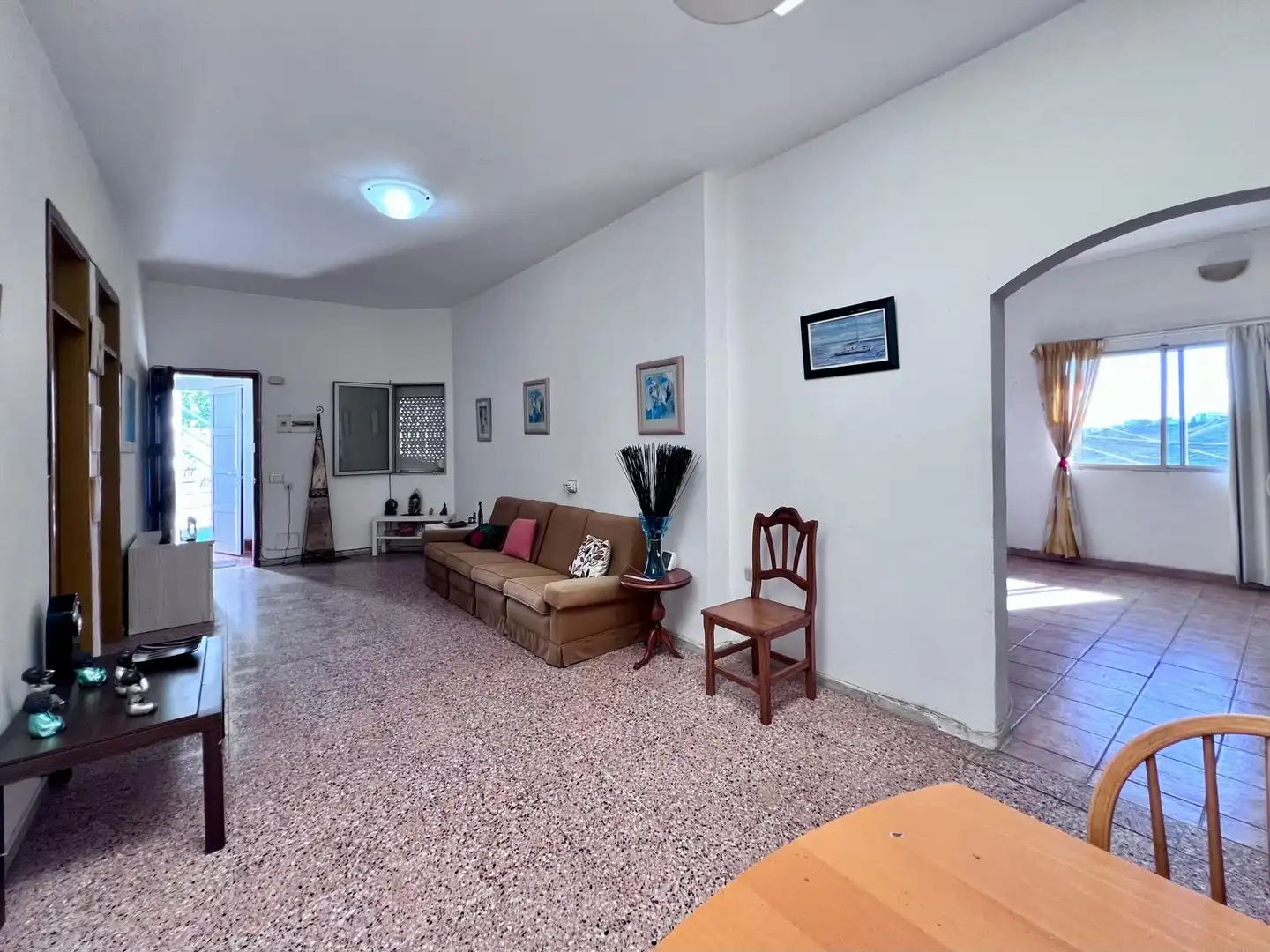 Sala d'estar de Casa adosada en venda en Las Palmas de Gran Canaria