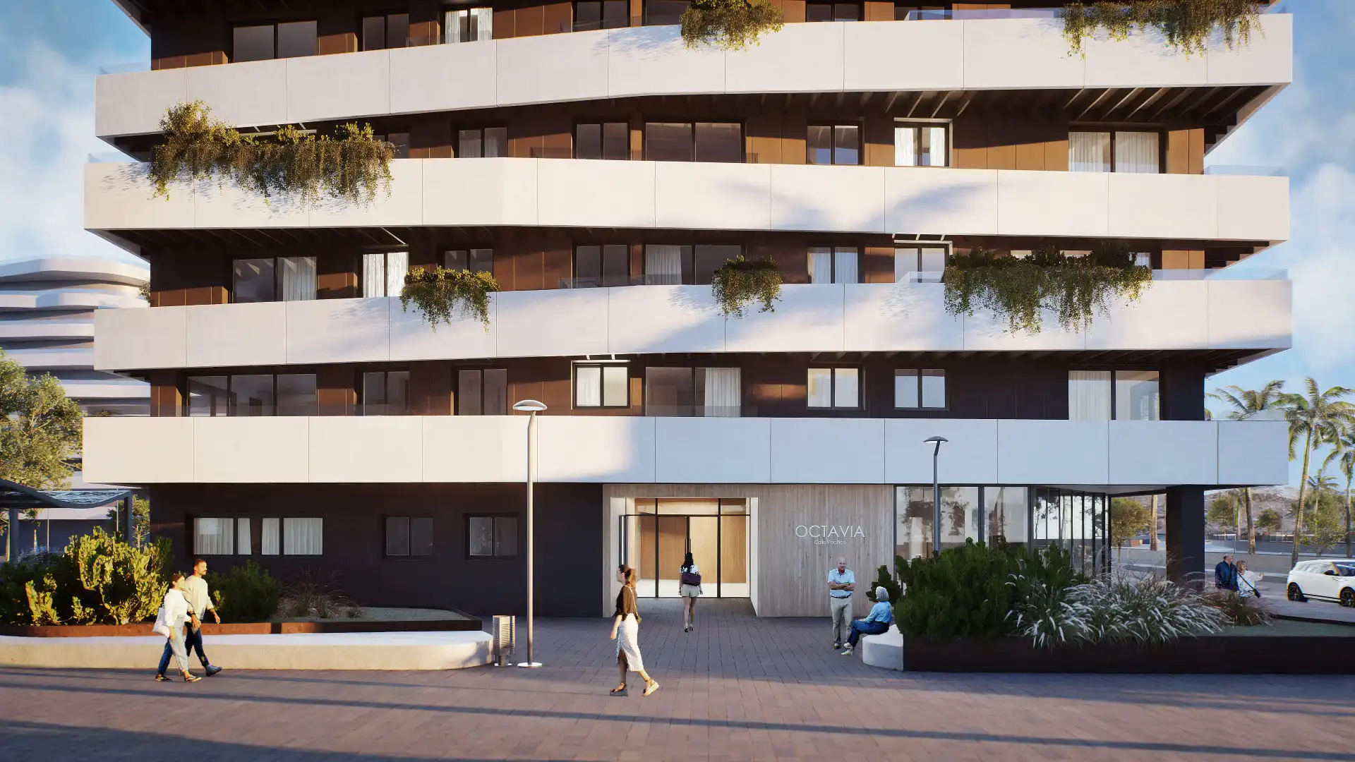 Außenansicht von Dachboden zum Verkauf in Málaga mit Klimaanlage, Terrasse und Schwimmbad
