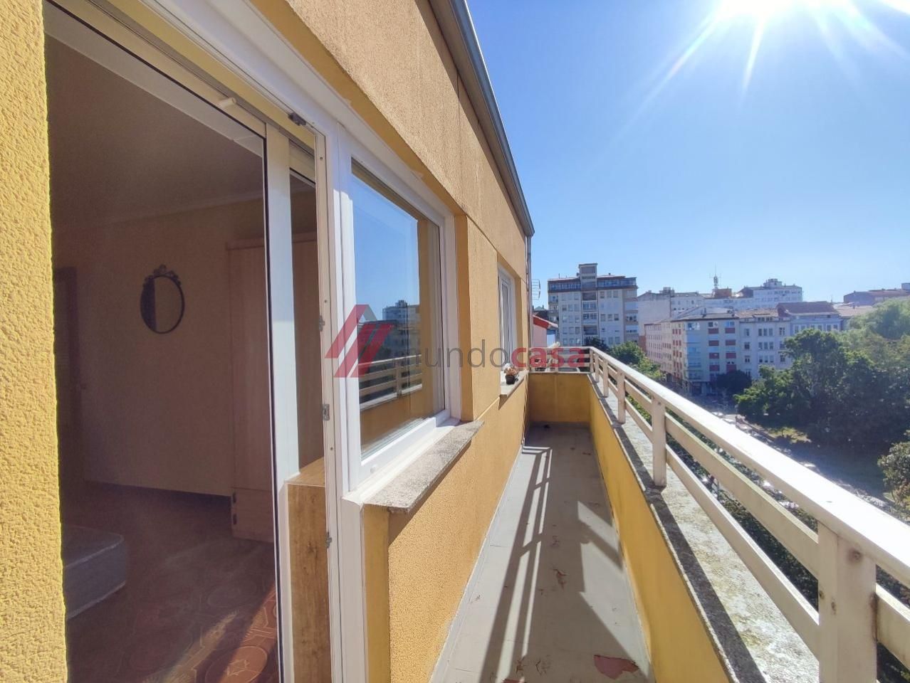 Balcony of Flat to rent in Ferrol  with Terrace and Furnished