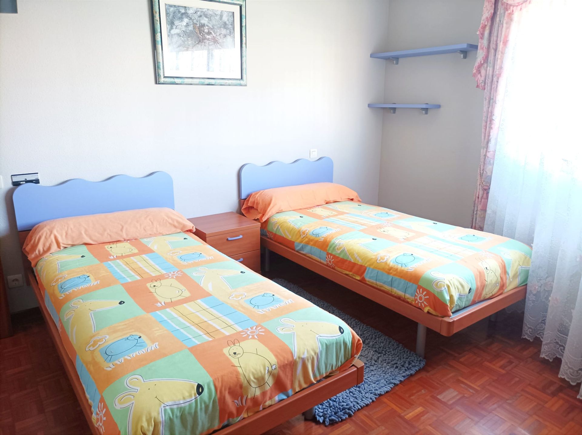 Bedroom of Flat for sale in Burgos Capital  with Heating, Parquet flooring and Terrace