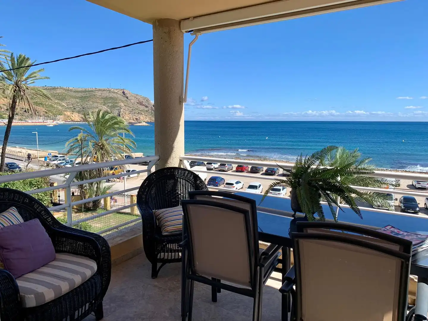 Terrace of Apartments for rent in Jávea / Xàbia  with Air Conditioner, Heating and Furnished