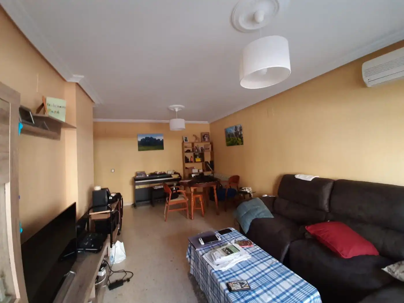 Living room of Flat for sale in Cáceres Capital  with Terrace and Balcony