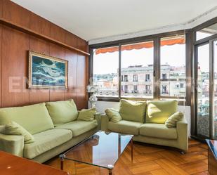 Living room of Apartment to rent in  Barcelona Capital  with Air Conditioner, Heating and Furnished