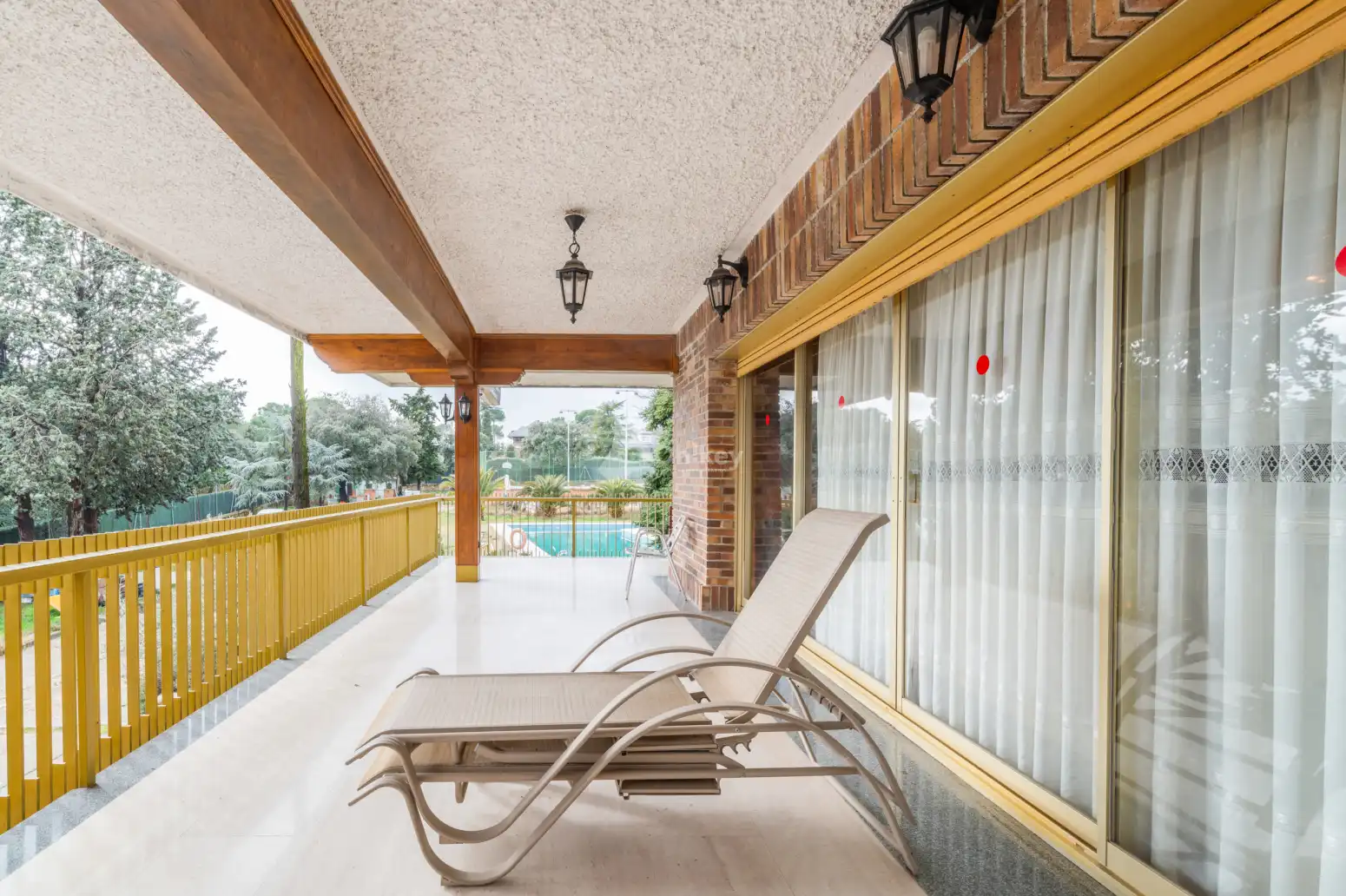 Terrace of Houses for sale in Villanueva de la Cañada  with Air Conditioner, Heating and Parquet flooring