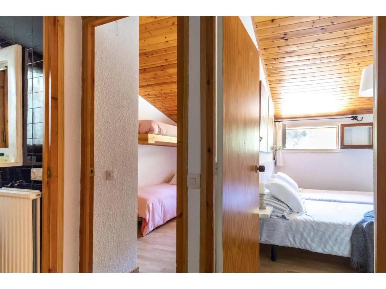 Dormitori de Àtic de lloguer en Alp amb Calefacció, Parquet i Moblat
