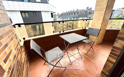 Terrace of Flat for sale in Oviedo   with Heating, Parquet flooring and Terrace