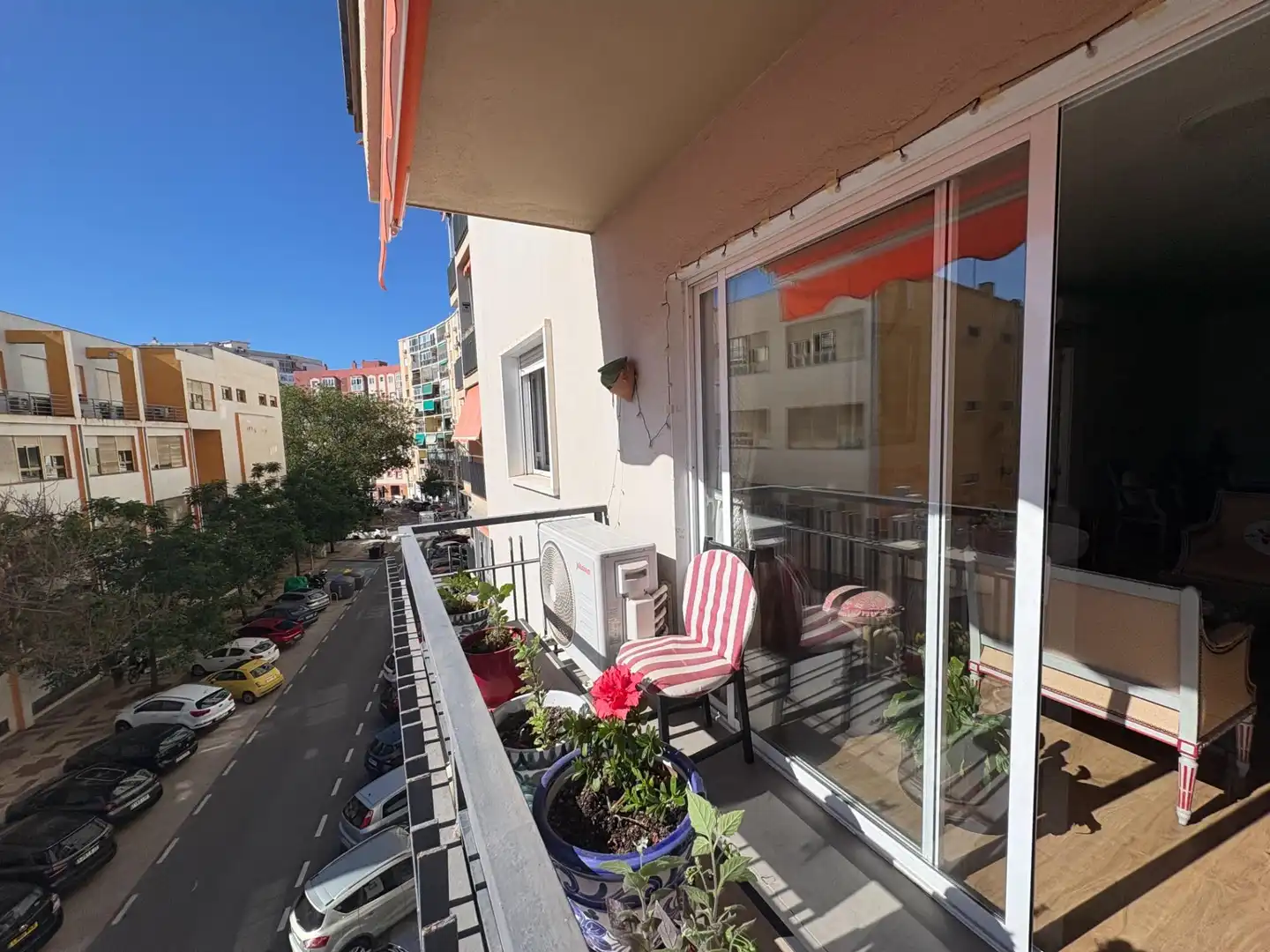 Balcony of Flat for sale in Málaga  with Air Conditioner, Terrace and Furnished