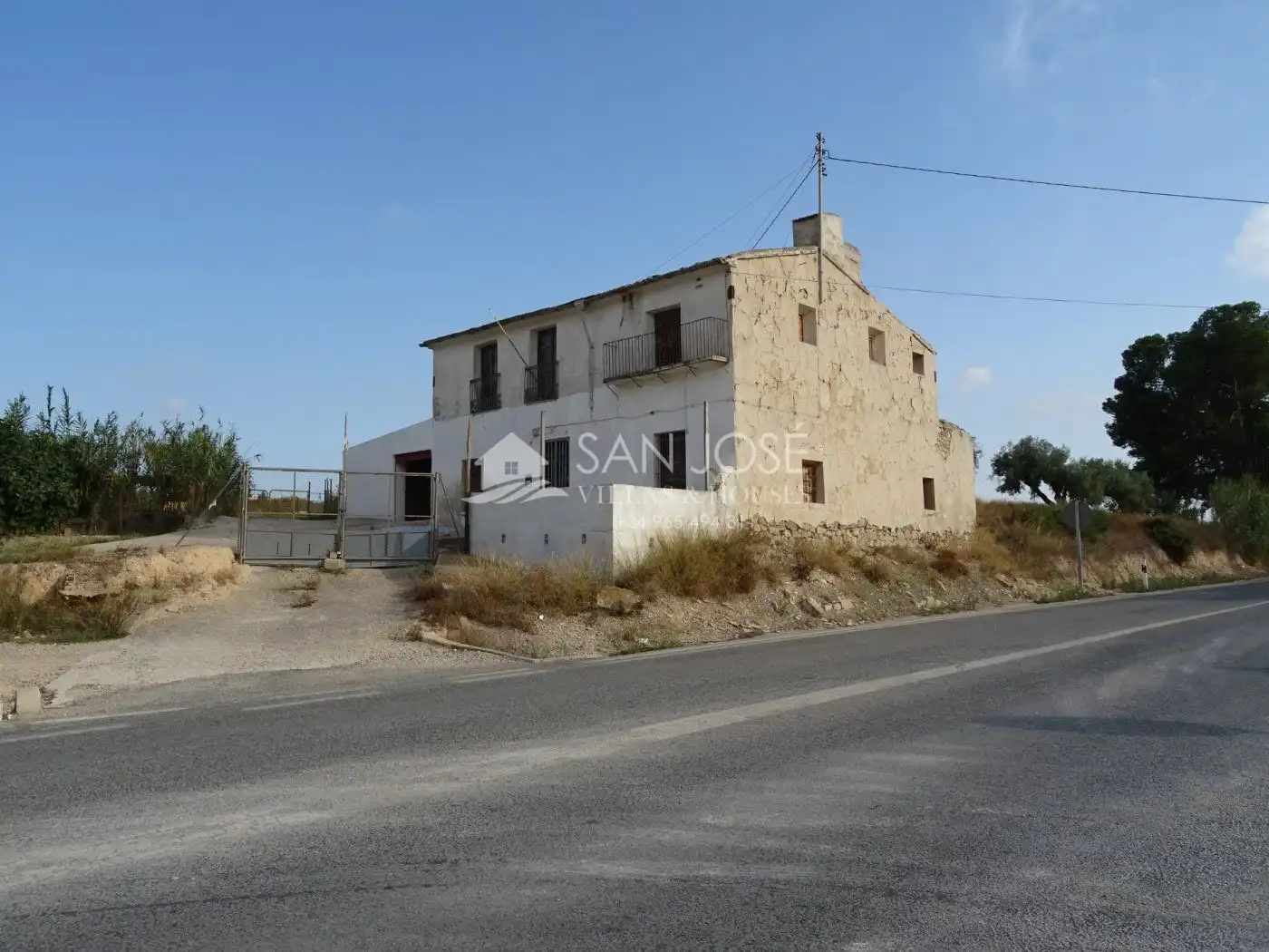 Vista exterior de Casa o xalet en venda en Aspe amb Jardí privat i Traster