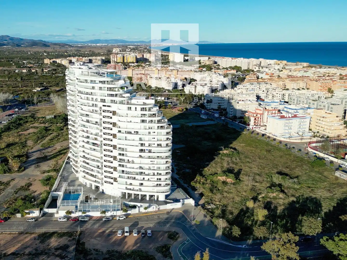 Exterior view of Flat for rent in Canet d'En Berenguer  with Air Conditioner, Heating and Terrace