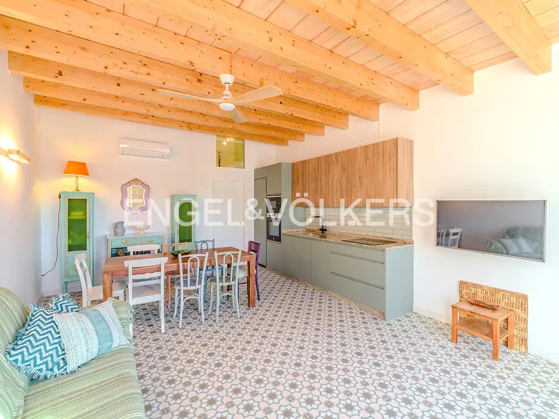 Cocina de Dúplex de alquiler en Alicante / Alacant con Aire acondicionado, Calefacción y Terraza