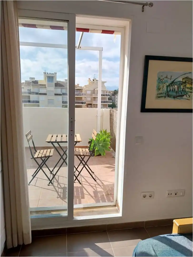 Terraza de Apartamento en venta en Dénia con Aire acondicionado, Calefacción y Jardín privado