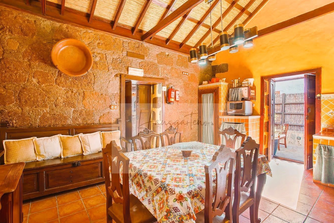 Comedor de Finca rústica en venta en Tejeda con Aire acondicionado y Piscina