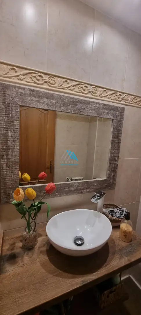 Badezimmer von Einfamilien-Reihenhaus zur Miete in Sant Feliu de Guíxols mit Klimaanlage, Heizung und Parkett