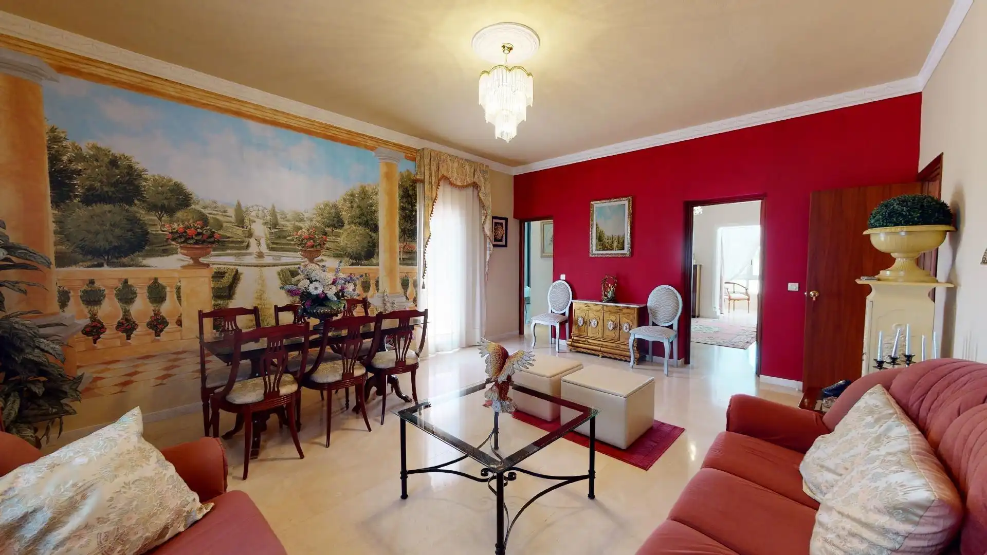 Wohnzimmer von Country house zum Verkauf in Villanueva del Río y Minas mit Klimaanlage, Abstellraum und Schwimmbad