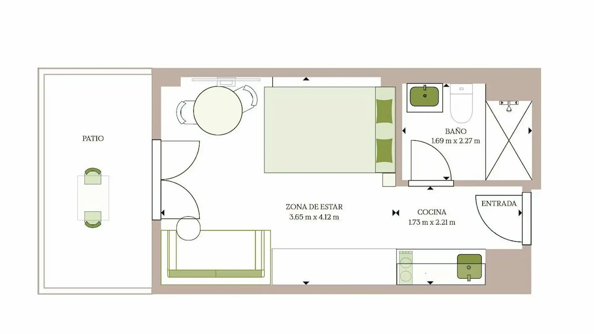 Flat for rent in Alcobendas  with Air Conditioner, Heating and Washing machine