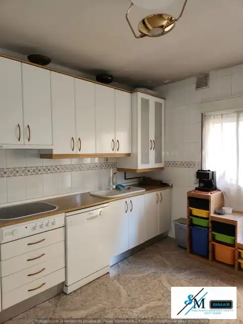 Cocina de Casa adosada en venta en Numancia de la Sagra con Aire acondicionado, Calefacción y Jardín privado