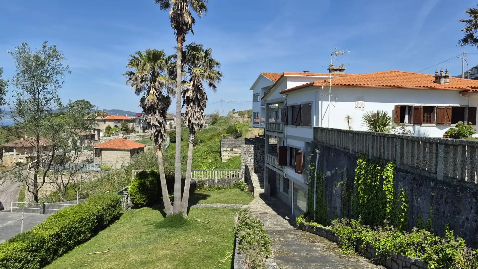 Jardí de Casa o xalet de lloguer en Sanxenxo amb Balcó