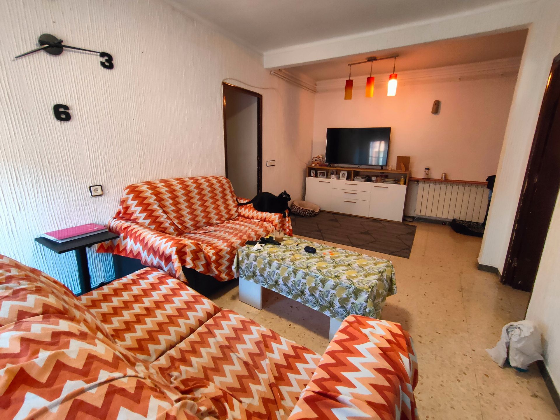 Living room of Flat for sale in Terrassa  with Heating and Balcony